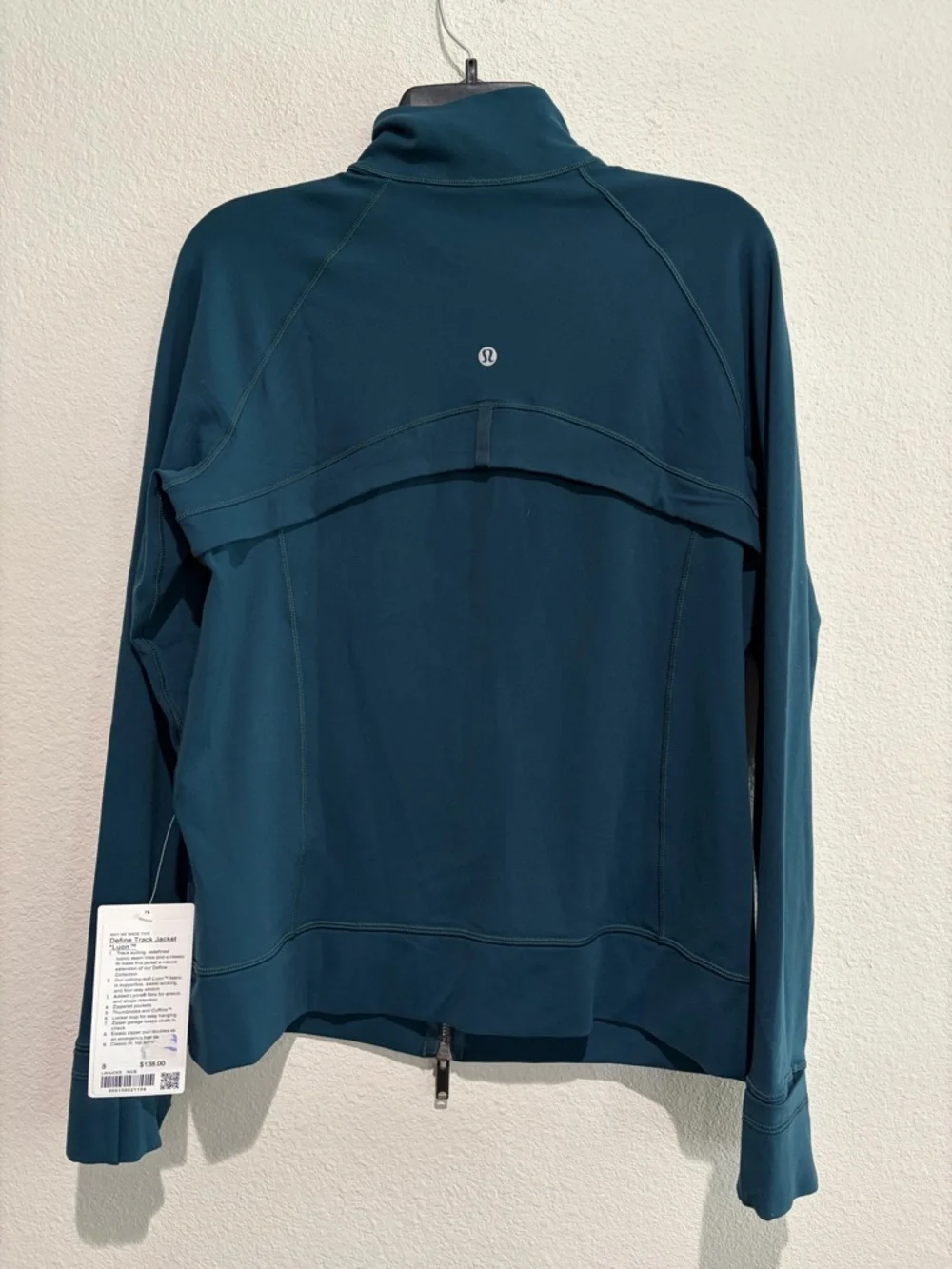 Lululemon Define Track Jacket Luon Indochine Blue SZ 8 - Picture 3 of 6